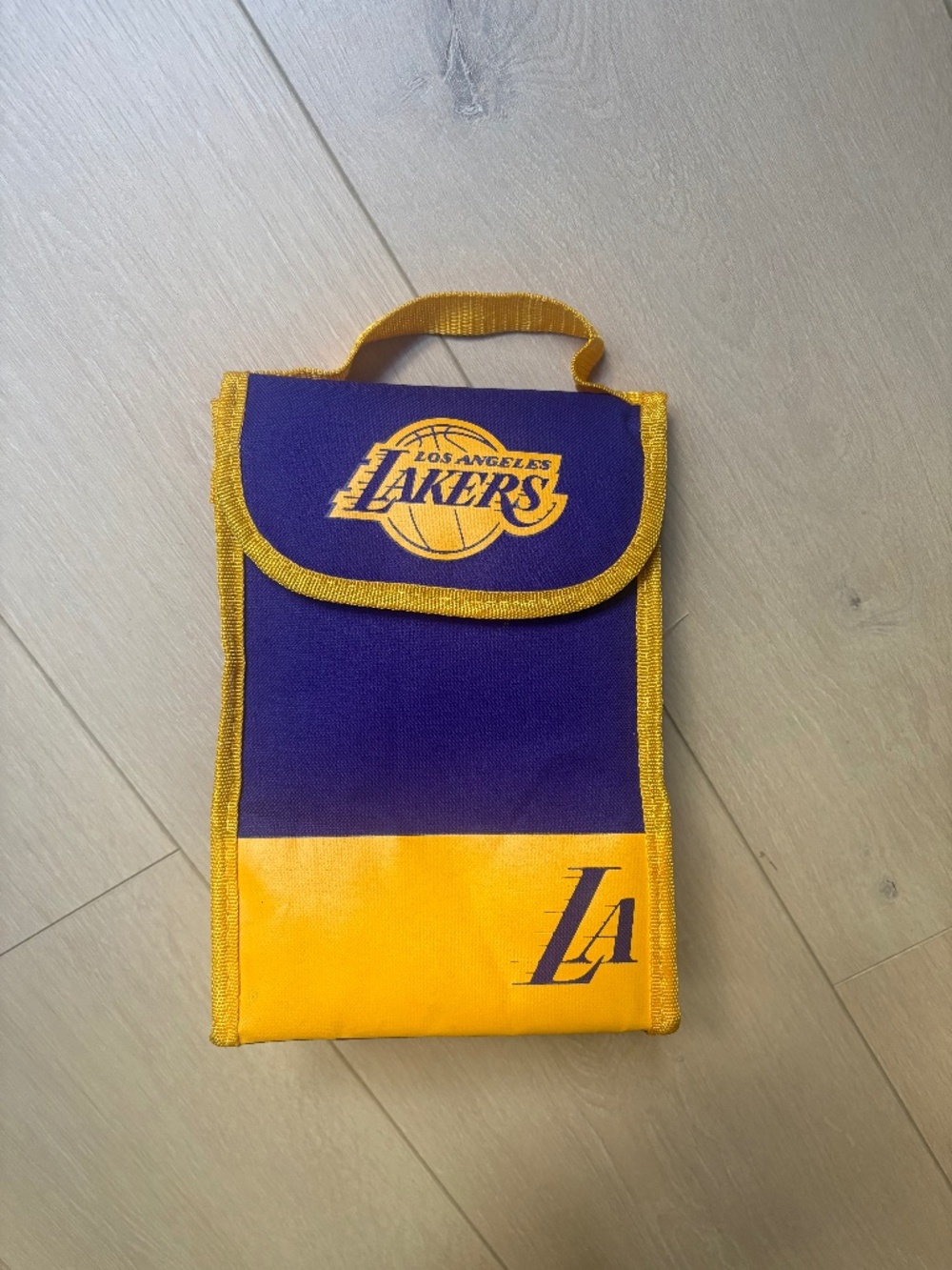 Lunch bag Los Angeles lakers logo